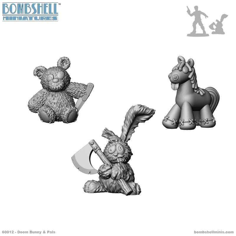 Doom Bunny & Pals Set (3)