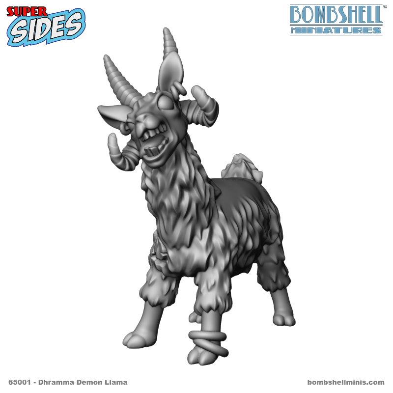 Dhramma, Demon Llama - Super Side