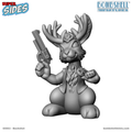 Buckshot the Jackalope - Super Side